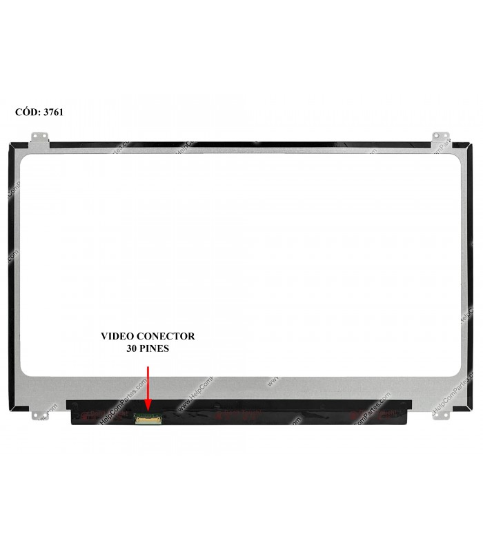 DISPLAY 17.3" 30PIN WLED SLIM FHD (1920x1080) MATTE 60HZ IPS N-TS eDP VC.I PCBA FLAT SEG. U/D BRACKET 