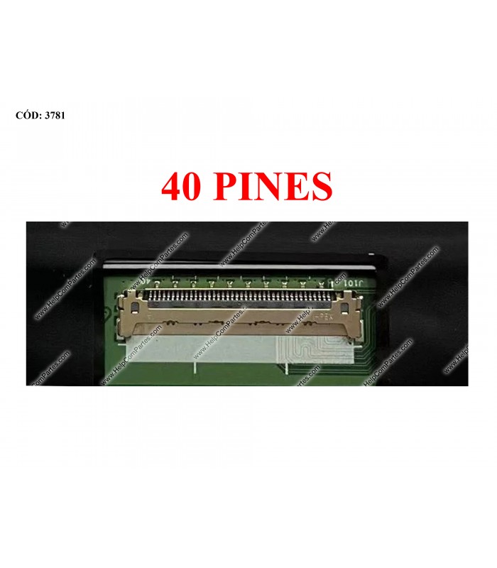 DISPLAY 17.3" 40PIN WLED FHD (1920x1080) NARROW MATTE 300HZ IPS N-TS eDP VC.D PCBA FLAT NO BRACKET