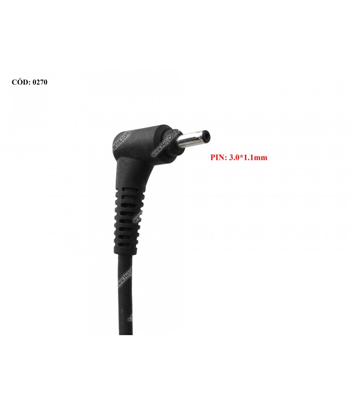 CARGADOR SAMSUNG 19V---2.1A 40W PIN 3.0*1.1 100-240V~ US 50-60Hz 3PRONG AD-4019P ORIG.