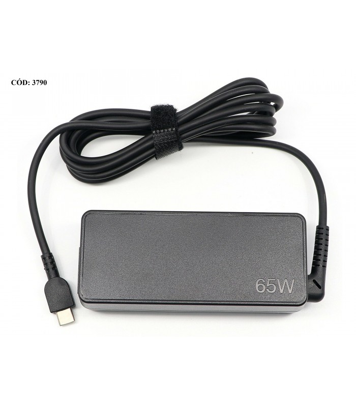 CARGADOR LENOVO USB-C 65W 20V---3.25A /15V---3A /9V---2A /5V---2A  100V-240V~ 50-60Hz US 2PRONG 01FR025 ORIG.