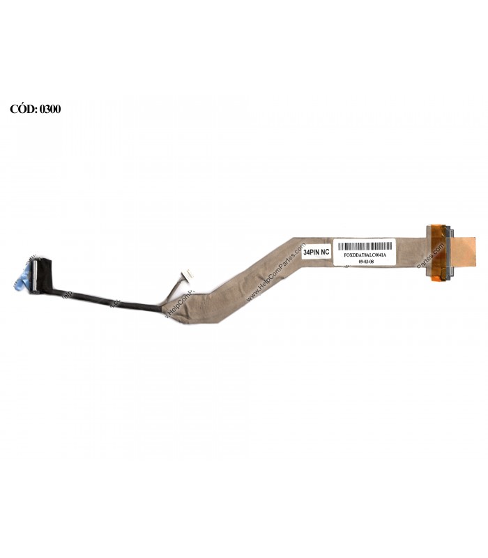 FLEX LCD HP DV6000 DV6100 DV6200 DV6300 DV6400 DV6500 DV6600 DV6700 DV6800 DV6900 V600 SERIES 30PIN 431394-001 ORIG.
