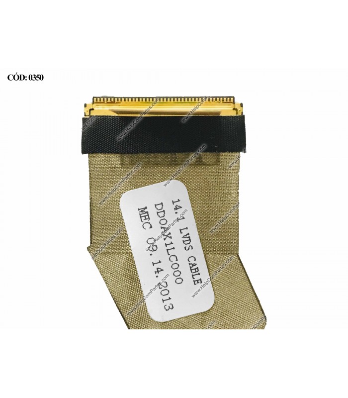 FLEX LCD HP COMPAQ CQ42 G42 CQ56 G56 G62 SERIES 40PIN DD0AX1LC000 592146-001 OEM