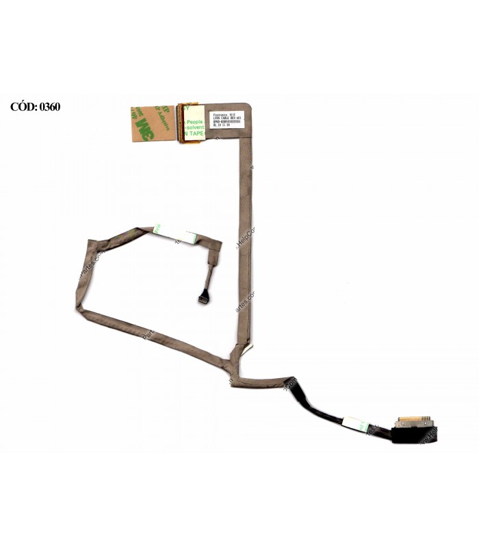 FLEX LCD HP MINI 110 110-1000 110-3000 110-3100 COMPAQ CQ10 CQ10-400 CQ10-1000 SERIES 40PIN 607755-001 ORIG.