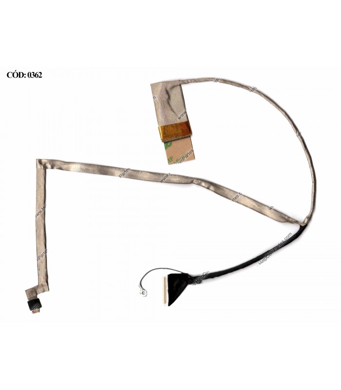 FLEX LCD HP PAV G6-1000 G6-1100 G6-1200 G6-1300 G6-1A G6-1B G6-1C G6-1D G6-1V G6T-1D (V.2) 639510-001 OEM.