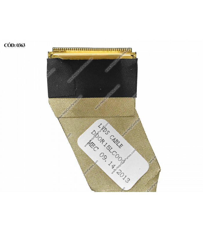 FLEX LCD HP PAV G6-1000 G6-1100  G6-1200  G6-1300 SERIES 40PIN DD0R15LC000 641136-001 (V.1) OEM