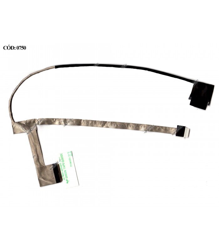 FLEX LCD HP PROBOOK 4440S 4441S 4445S 4446S SERIES 40PIN 731549-001 ORIG.