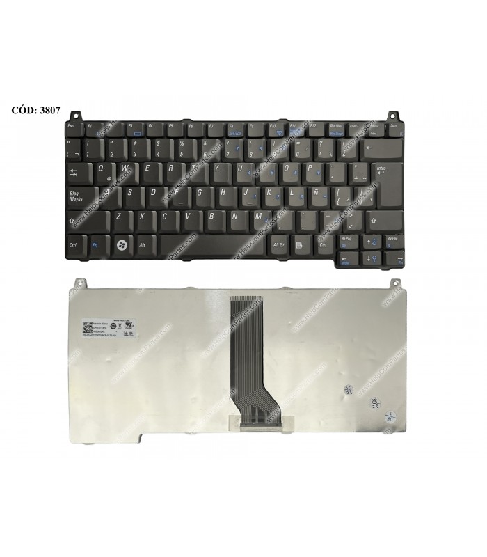 TECLADO DELL VOSTRO 1310 1320 1510 1520 2510 SERIES SIN MARCO 0T447C BK LA ORIG.