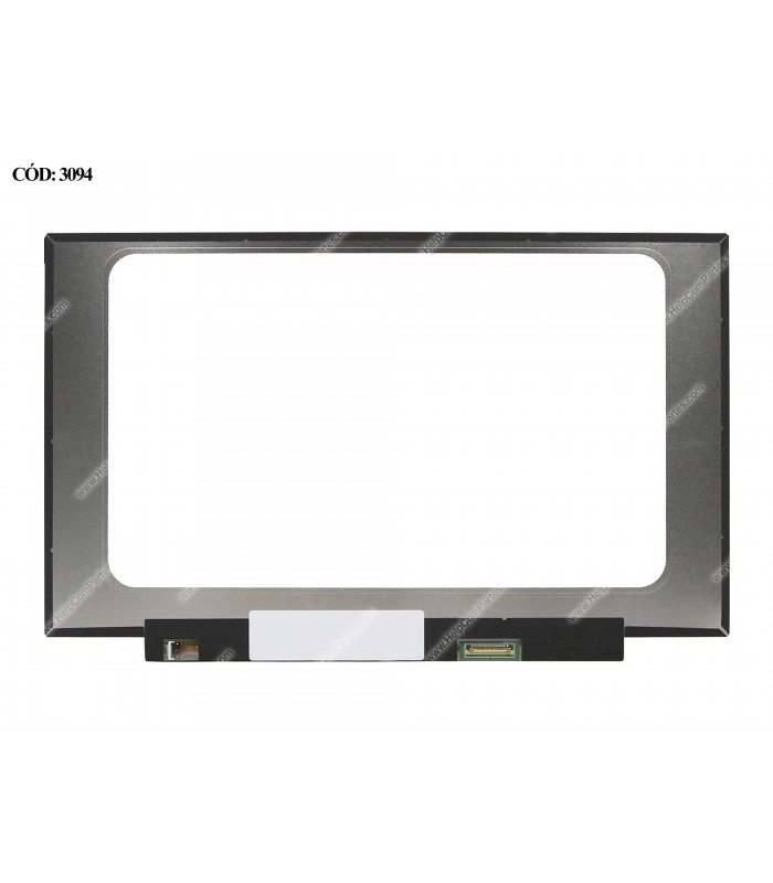 DISPLAY 14.0" 30PIN WLED SLIM FHD (1920x1080) NARROW IPS MATTE eDP PCBA FLAT 2cm VC.D NO BRACKETS  / NV140FHM-N48 ORIG.