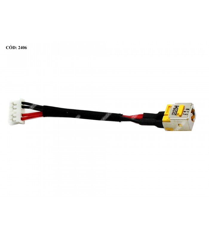 DC JACK POWER ACER 5235 5335 5735Z 6735 7535 7535G 7735 7738 8530 8530G 8735 8735Z  SERIES  +CABLE 50.4T333.001 OEM.
