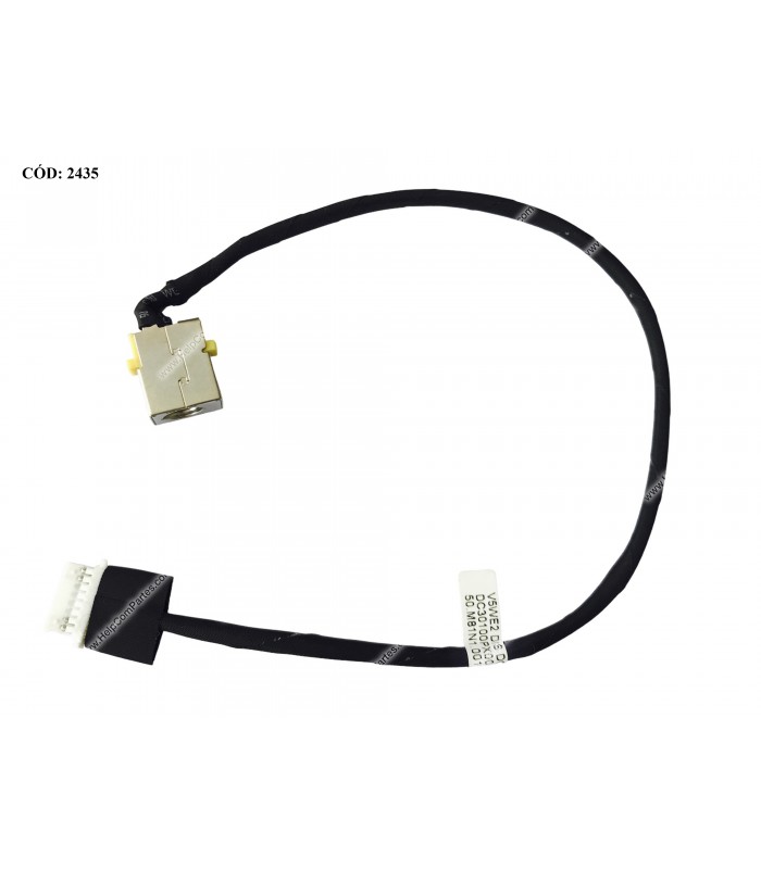 DC JACK POWER ACER ASPIRE E1-522 GATEWAY NE522  PACKARD BELL TE69KB SERIES +CABLE 50.M81N1.001 ORIG.