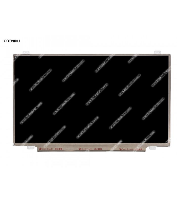 DISPLAY 14.0" 40PIN WLED SLIM WXGA++ HD (1600x900) GLOSSY 60Hz LVDS VC.D PCBA FLAT SEG. U/D BRACKET LP140WD2-TLD2