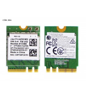 WI-FI M.2 NGFF 2230 REALTEK RTL8723BE 1X1 WIFI + BT 4.0 / 855106-855 843337-001 ORIG.