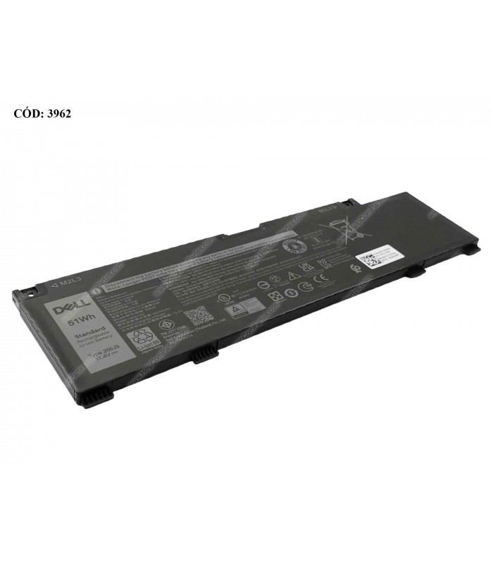 BATERIA DELL 11.4V---51Wh 3C 266J9/INSPIRON 5490 5498 G G3 3500 3590 G5 5500 SERIES 0M4GWP ORIG.