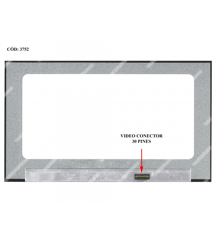 DISPLAY 14.0" 30PIN WLED SLIM FHD (1920x1080) NARROW MATTE 60Hz IPS N-TS eDP VC-D PCBA BENT NO BRACKET