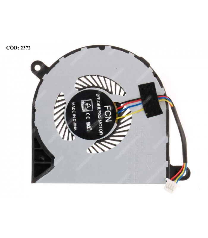 VENTI. DELL INSPIRON 5368 5378 5568 7569 13-7000 15-5000 SERIES 031TPT 4PIN ORIG.