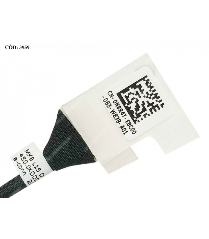 DC JACK POWER DELL INSPIRON 15 5501 5502 5504 5505 5508 5509 Latitude 3410 15 3510 SERIES 7.2cm MKB L15 DIS 0N8R4T ORIG.