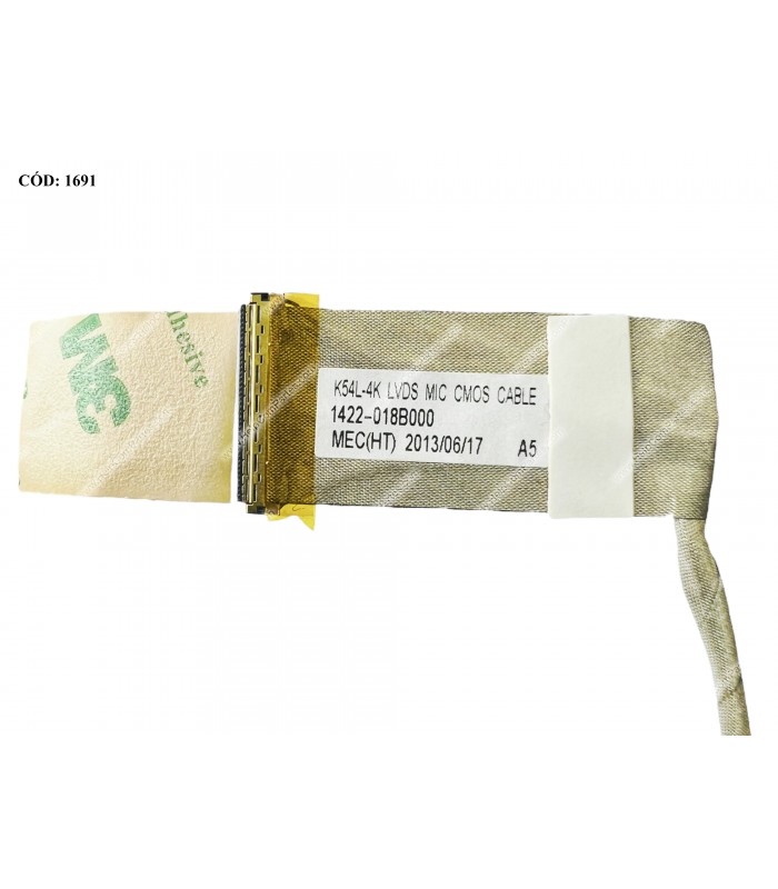 FLEX  LCD ASUS K54 X54 K54C K54HR K54H K54LY K54L K54SL X54C X54H Z54C X54HR +MIC SERIES 40PIN 14G221047000 ORIG.