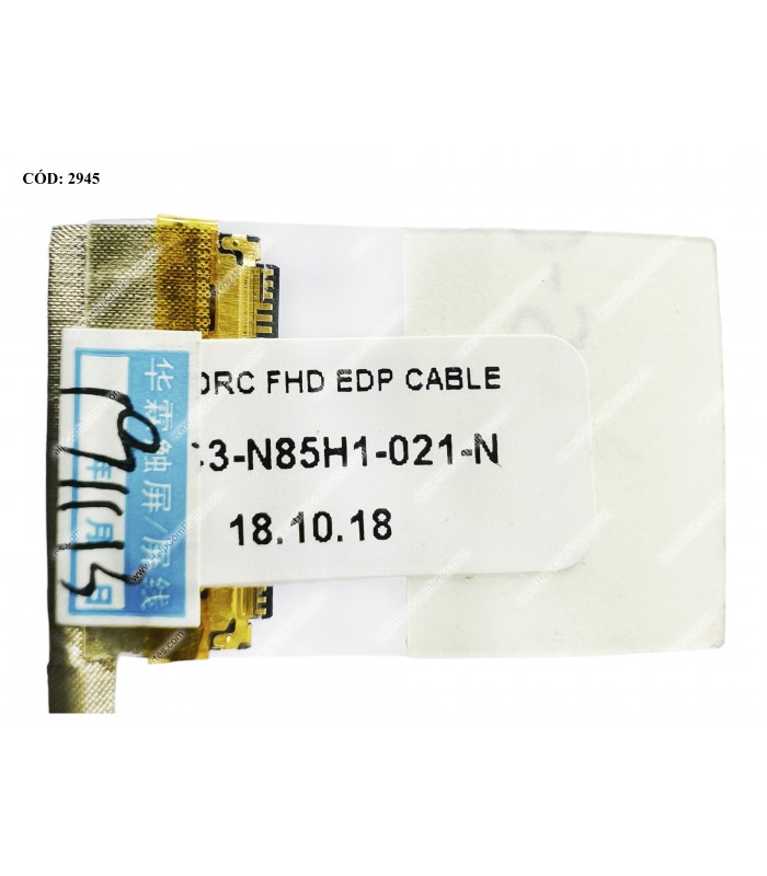 FLEX LCD CLEVO N850HJ N850RC N85HK N85RC SERIES 30PIN 6-43-N85H1-021-N  FHD ORIG.