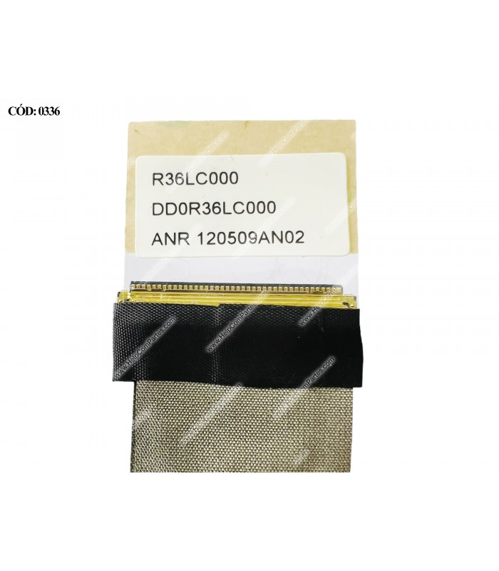 FLEX LCD HP PALIVION G6-2000 G6-2100 G6-2200 G6-2300 G6T-2000 G6T-2100 G6T-2200 G6T-2300 SERIES 40PIN DD0R36LC000 ORIG.