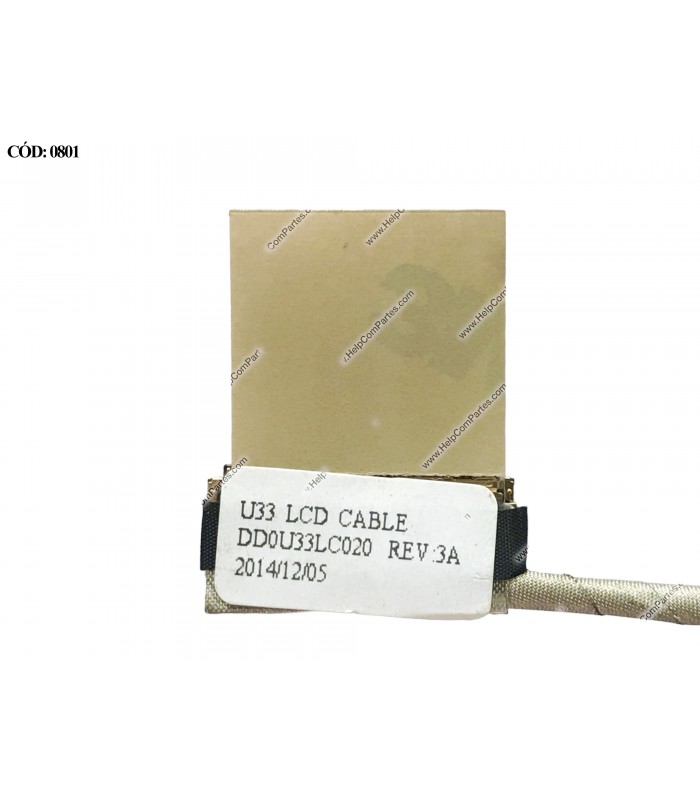 FLEX LCD HP PAVILION SLEEKBOOK 14-B 14-B100 14-C 14-C000 14T-B 14Z-B SERIES 40PIN 697911-001 OEM