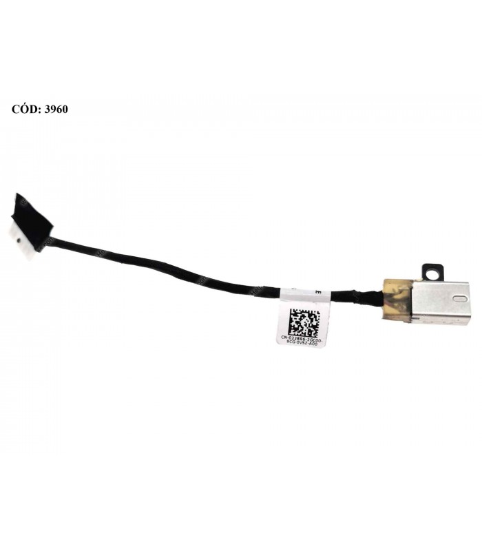 DC JACK POWER DELL INSP. 3584 3585 3781 15 3583 17 3793 3593 3480 5493 14 3482 3481 SER 0228R6 10.2cm ORIG.