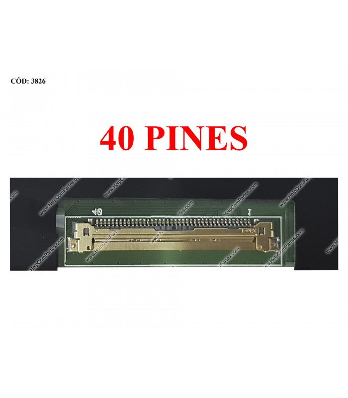 DISPLAY/TOUCH 15.6" 40PIN WLED SLIM HD (1366x768) NARROW MATTE 60HZ TS USB eDP VC.D 2CM PCBA FLAT NO BRACKETS 5D10T05360