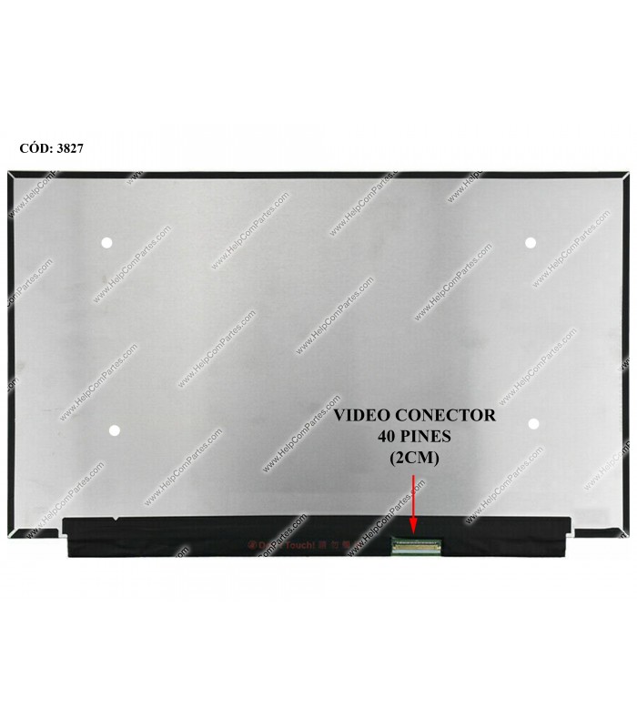 DISPLAY/TOUCH 15.6" 40PIN WLED SLIM FHD (1920x1080) NARROW MATTE 60HZ IPS TS I²C eDP VC.D PCBA FLAT 2CM BLIND NO BRACKET