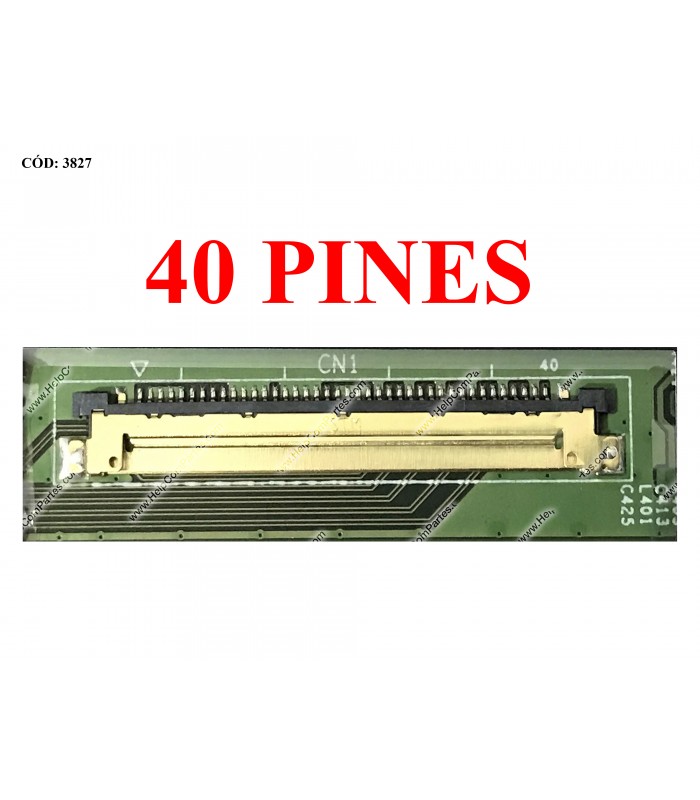 DISPLAY/TOUCH 15.6" 40PIN WLED SLIM FHD (1920x1080) NARROW MATTE 60HZ IPS TS I²C eDP VC.D PCBA FLAT 2CM BLIND NO BRACKET