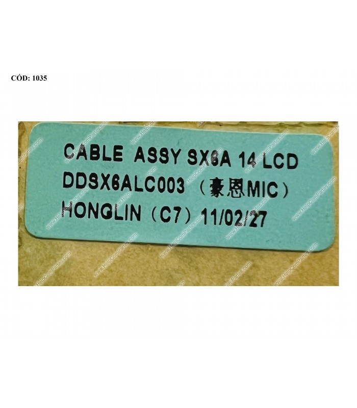 FLEX LCD HP PROBOOK  4421 4321 4325 4326 4420S 4320 4425 4426S SERIES 40PIN +MIC V.1 14"  605558-001 ORIG.