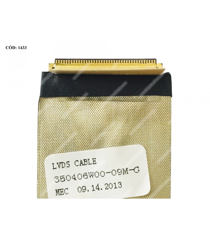 FLEX LCD HP 630 631 635 NOTEBOOK 2000-100 2000-200 2000Z-100 COMPAQ CQ57-100 CQ57-200 CQ57-300 SERIES 40PIN 646120-001 ORIG.