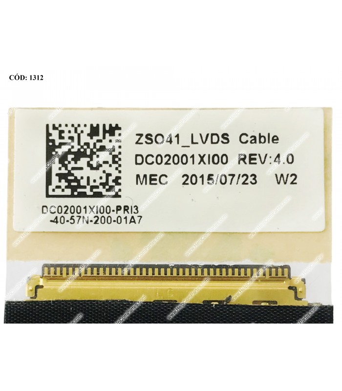 FLEX LCD HP 240 245 246 G3  240 245 246 14-R 14-S 14-G 114T-R100 SERIES 40PIN ZSO41 757601-001 ORIG.