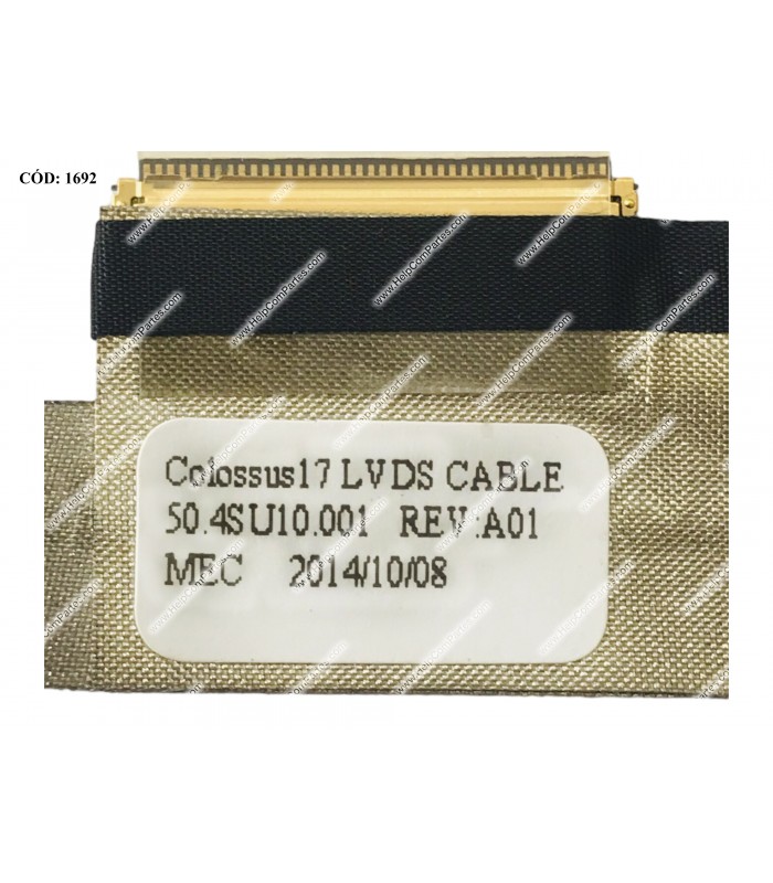 FLEX LCD HP PAV DV7-7000 DV-7200 DV-7300 M7-1000 DV7T-7000 SERIES 40PIN 682226-001 OEM