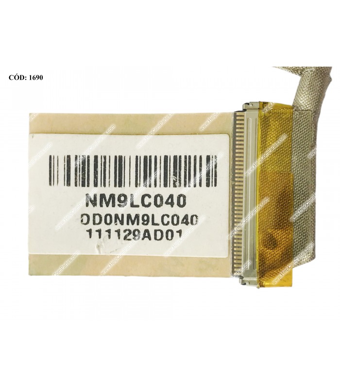 FLEX LCD HP PAV DM1-4000 DM1-4100 DM1-4200 DM1Z-4300 DM1-4400 DM4-3000 3115M 3125 SERIES 40PIN 659498-001 ORIG.