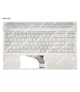 HP ASSY W/KB W/PLMRST 15-CS 15-CW 15T-CS 15Z-CW SERIES L24752-001 SLV BL US ORIG. (DS)