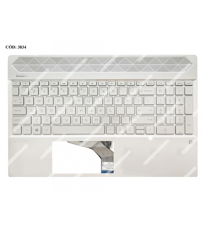 HP ASSY W/KB W/PLMRST 15-CS 15-CW 15T-CS 15Z-CW SERIES L24752-001 SLV BL US ORIG. (DS)