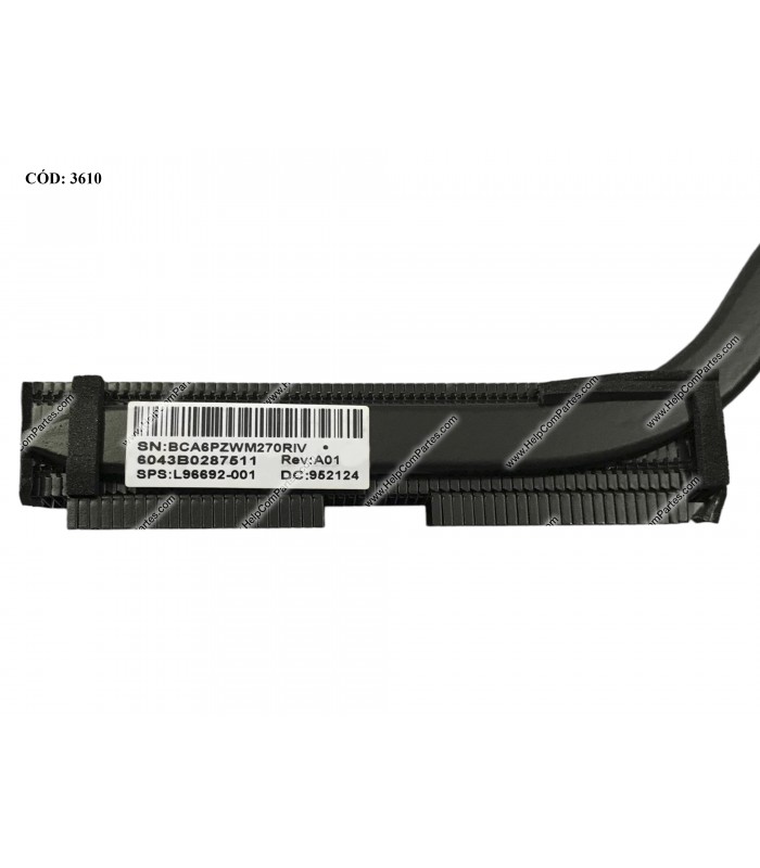 DISIPADOR HP 240 245 246 G7 240 245 246 G8 348 G5 14-CF 14-CK 14-CM 14T-CM 14Z-CM 14Z-DK SERIES UMA L23191-001 ORIG.