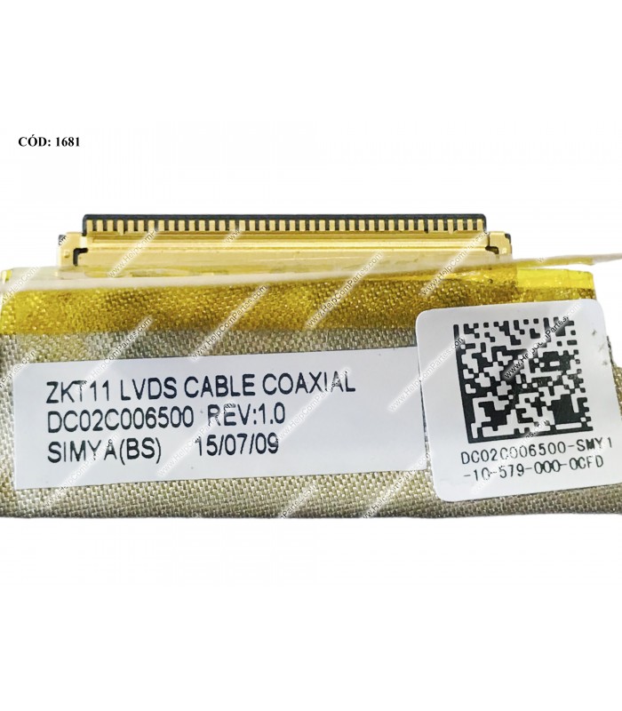 FLEX LCD HP PAV TOUCHSMART 11-E00 11-E100 HP 210 215 G1 215 A4 215 A6 SERIES 40PIN TS 11,6" 744180-001 DC02C006500 ORIG.