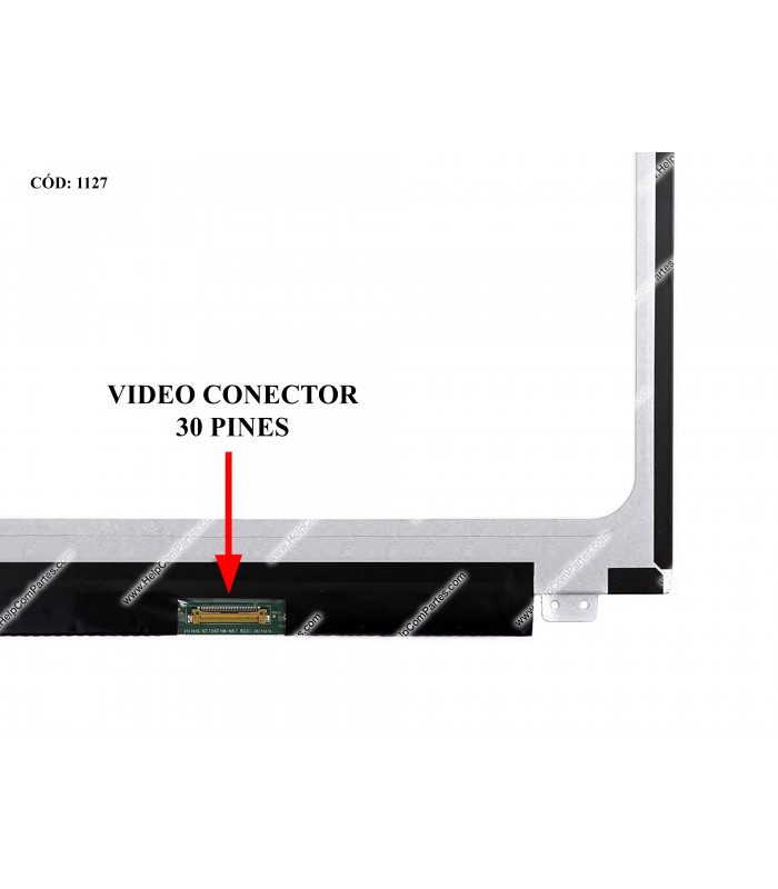 DISPLAY 15.6" 30PIN WLED SLIM FHD (1920x1080) MATTE 60Hz eDP VC-D PCBA FLAT SEG. U/D BRACKET 0M9P74 ORIG. (DS)