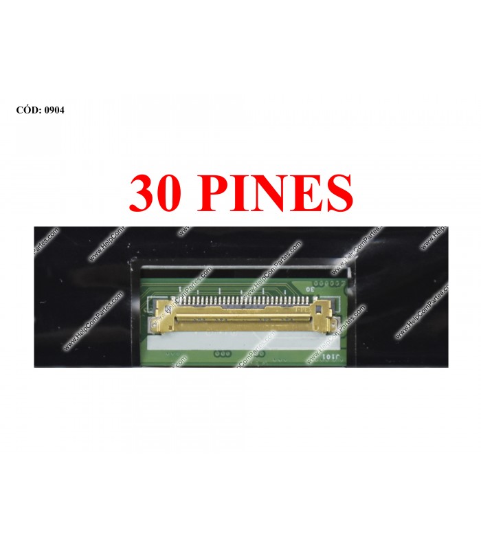 DISPLAY 14.0" 30PIN WLED SLIM WXGA HD (1366x768) GLOSSY 60HZ eDP VC.D PCBA FLAT SEG. U/D BRACKET/ L23211-001