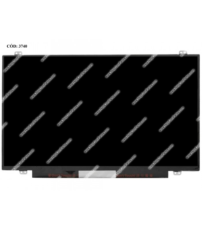 DISPLAY 14.0" 30PIN WLED SLIM WXGA HD (1366x768) GLOSSY 60Hz eDP VC.D PCBA FLAT SEG. U/D BRACKET L23211-001 (DS)