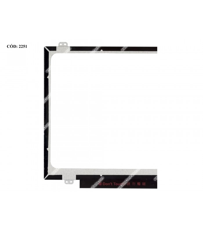 DISPLAY 14.0" 30PIN WLED SLIM WXGA HD (1366x768) MATTE 60HZ eDP VC.D PCBA FLAT SEG. U/D BRACKET/ L23210-001