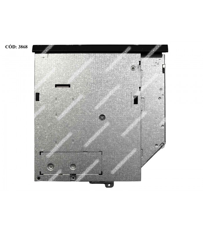 ODD DVD-WRITER. 9.5mm DELL DVD+RW DU-8A5LH SATA SLIM + BEZEL BK INTERNO 0PNDVV ORIG.(DS)