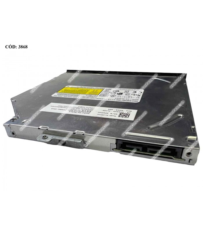 ODD DVD-WRITER. 9.5mm DELL DVD+RW DU-8A5LH SATA SLIM + BEZEL BK INTERNO 0PNDVV ORIG.(DS)