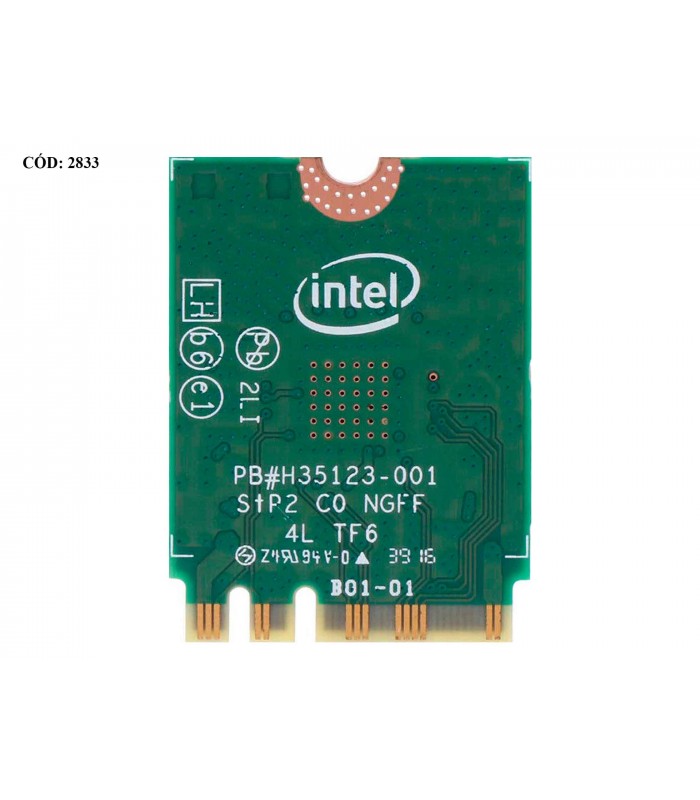 WI-FI M.2 NGFF 2230 INTEL DUAL BAND AC 3165 BT 4.0 3165NGW 0MHK36 ORIG.