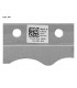BRACKET HDD DELL INSPIRON 14 3467 3473 15 3565 3567 3573 3576 VOSTRO 14 3468 SERIES 051C9V ORIG