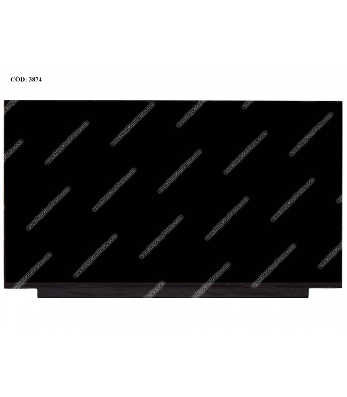 DISPLAY 15.6" 30PIN WLED SLIM WXGA HD (1366x768) NARROW GLOSSY 60Hz N-TS eDP VC.D PCBA FLAT 2cm NO BRACKETS L52000- (DS)