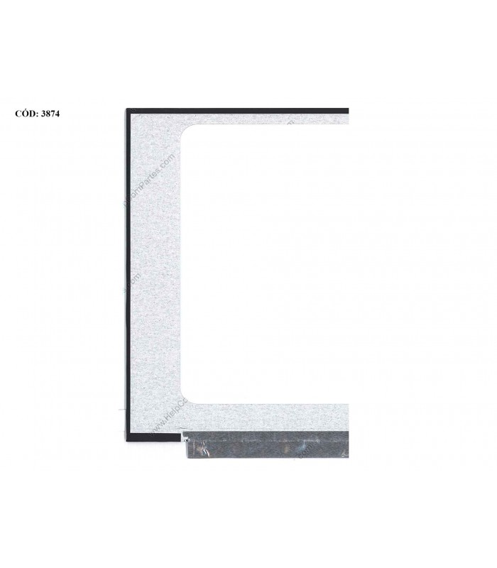 DISPLAY 15.6" 30PIN WLED SLIM WXGA HD (1366x768) NARROW GLOSSY 60Hz N-TS eDP VC.D PCBA FLAT 2cm NO BRACKETS L52000- (DS)