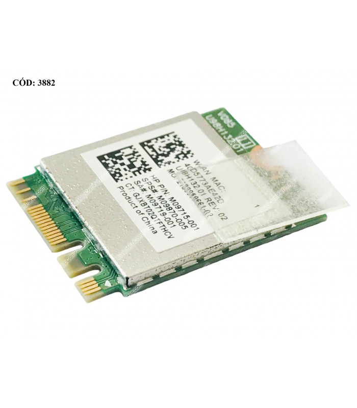 WI-FI M.2 NGFF 2230 REALTEK RTL8821CE 802.11AC 1x1 BT4.2 2.4/5GHz/ 250/255/256 G7 G8 G9 SERIES ANT X1 L17365-005 ORIG.
