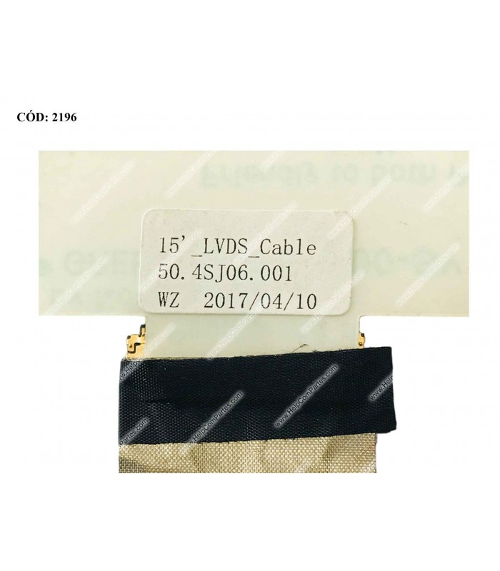 FLEX LCD HP PROBOOK 4540S 4570S 4730S (FOR ULTRA-THIN SCREEN, V.2) SERIES 40PIN 50.4SJ06.001 OEM