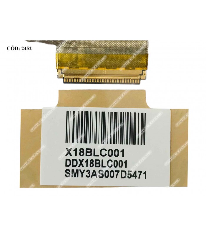 FLEX LCD HP PAV 15Z-AB 17-G 17T-G 17Z-G 17-S 17T-S SERIES FHD TOUCH 30PIN 809294-001 ORIG.